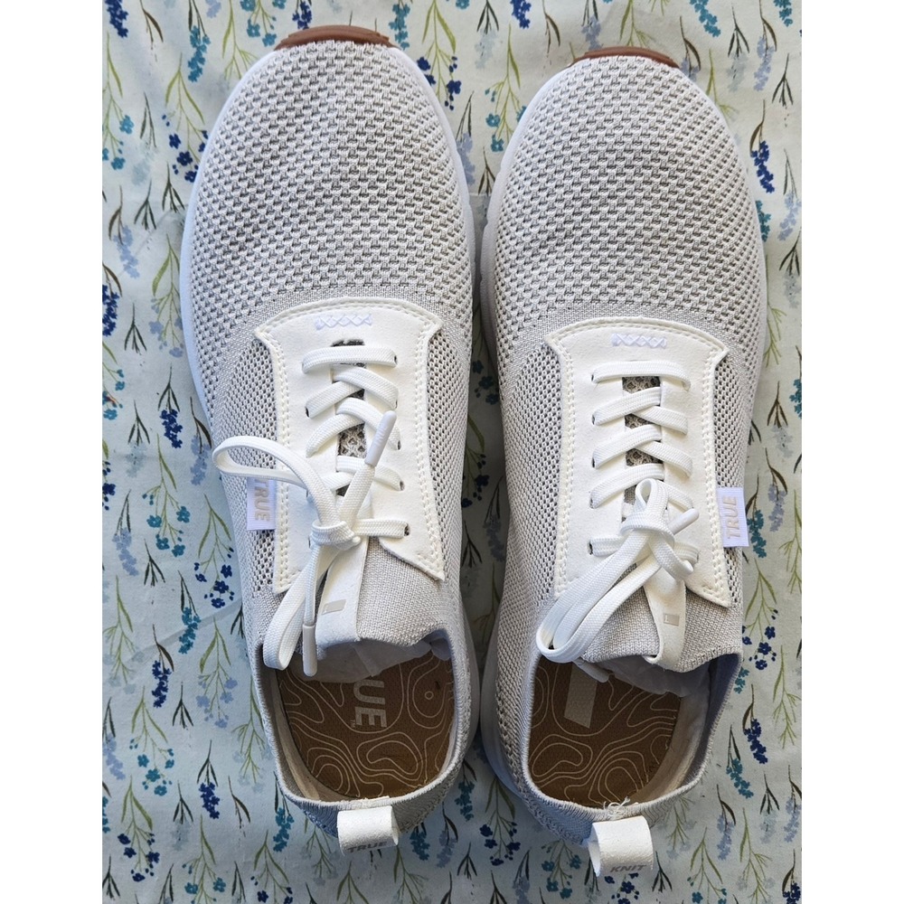 True Linkswear True Knit II Golf Shoes Mens 12 Grey Spikeless Sneakers with Bag